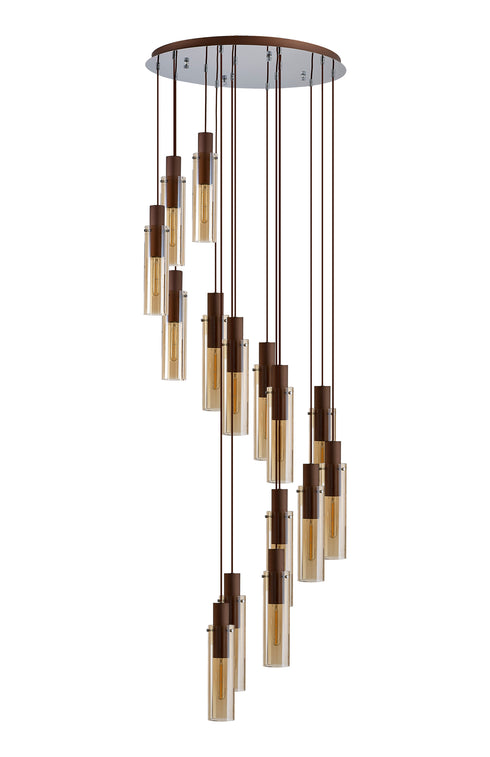 Brooks Slim Round Pendant 15 Light